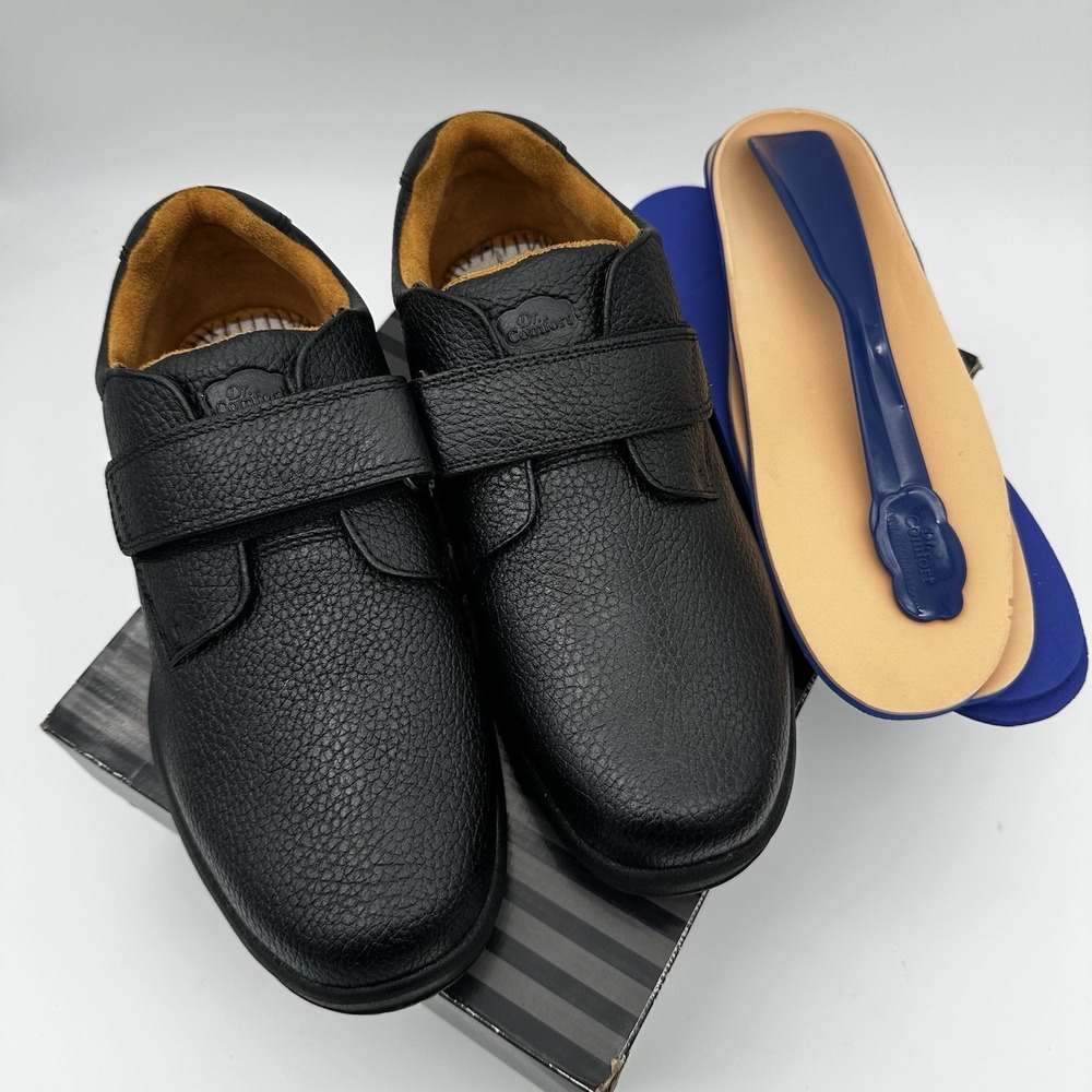 Dr. Comfort Scott Men's Diabetic Shoes Black 9210 Size 11 extra Wide - NIB